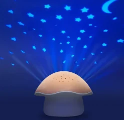 Projecteur musical d'étoiles Champugnon rose