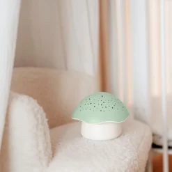 Projecteur étoiles champignon vert