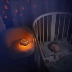 Projecteur étoiles champignon vert