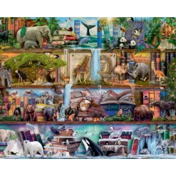 Puzzle 2000 pièces Ravensburger - Règne animal