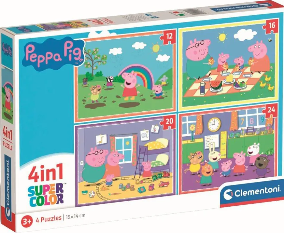 Puzzle 4 En 1 - Peppa Pig