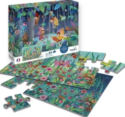 PUZZLE 24 PCS X 2 ELFES ET FEES