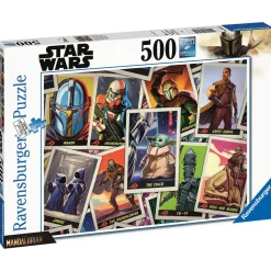 Puzzle 500 pièces : Baby Yoda Star Wars The Mandalorian