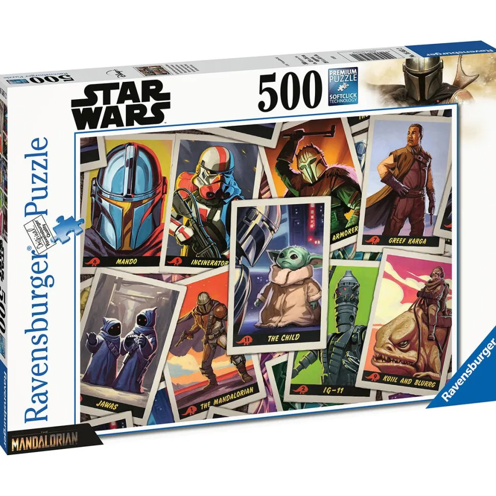 Puzzle 500 pièces : Baby Yoda Star Wars The Mandalorian