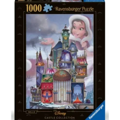 Puzzle 1000 pièces - Belle collection château Disney