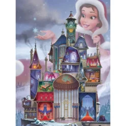 Puzzle 1000 pièces - Belle collection château Disney