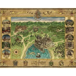Puzzle 1500 pièces - La carte de Poudlard / Harry Potter