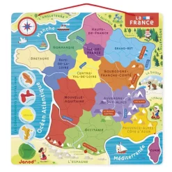 Puzzle 93 pièces : La France magnétique