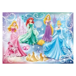 Puzzle 100 pièces - Princesses étincelantes - Disney Princesses