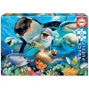 Puzzle 100 Pièces - Selfie Sous L'eau Avec Animaux Marins, 40/28