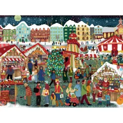 Puzzle 1000 pièces le Marché de Noël
