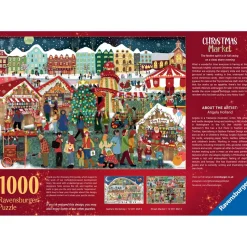 Puzzle 1000 pièces le Marché de Noël