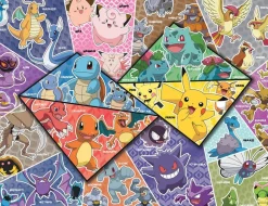 Puzzle 2000 pièces Les 16 types de Pokémon - Collection Mes Héros Nathan