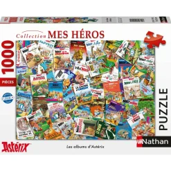 Puzzle 1000 pièces Les albums d'Astérix - Collection Mes héros Nathan