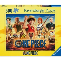 Puzzle 500 pièces One Piece - Les aventures des pirates du chapeau de paille