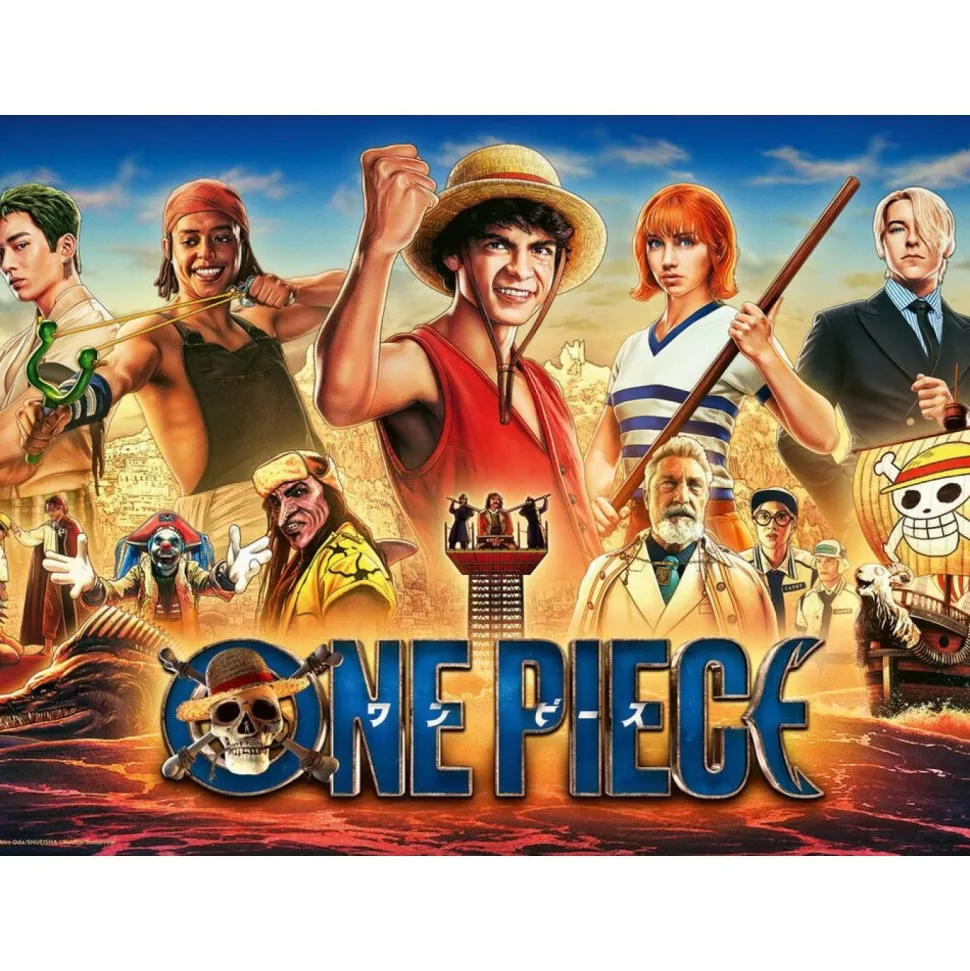 Puzzle 500 pièces One Piece - Les aventures des pirates du chapeau de paille