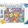 Puzzle 100 pièces XXL Bataille Pokemon