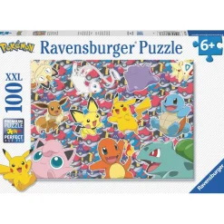 Puzzle 100 pièces XXL Bataille Pokemon