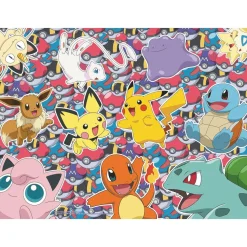 Puzzle 100 pièces XXL Bataille Pokemon