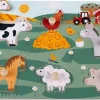 Puzzle Animaux De La Ferme En Bois