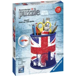 Puzzle 3D Pot à crayons : Union Jack