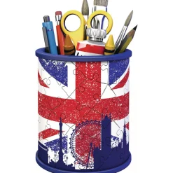 Puzzle 3D Pot à crayons : Union Jack