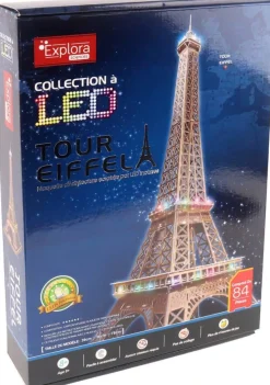 Puzzle 3d Tour Eiffel Lumineux 84 pièces
