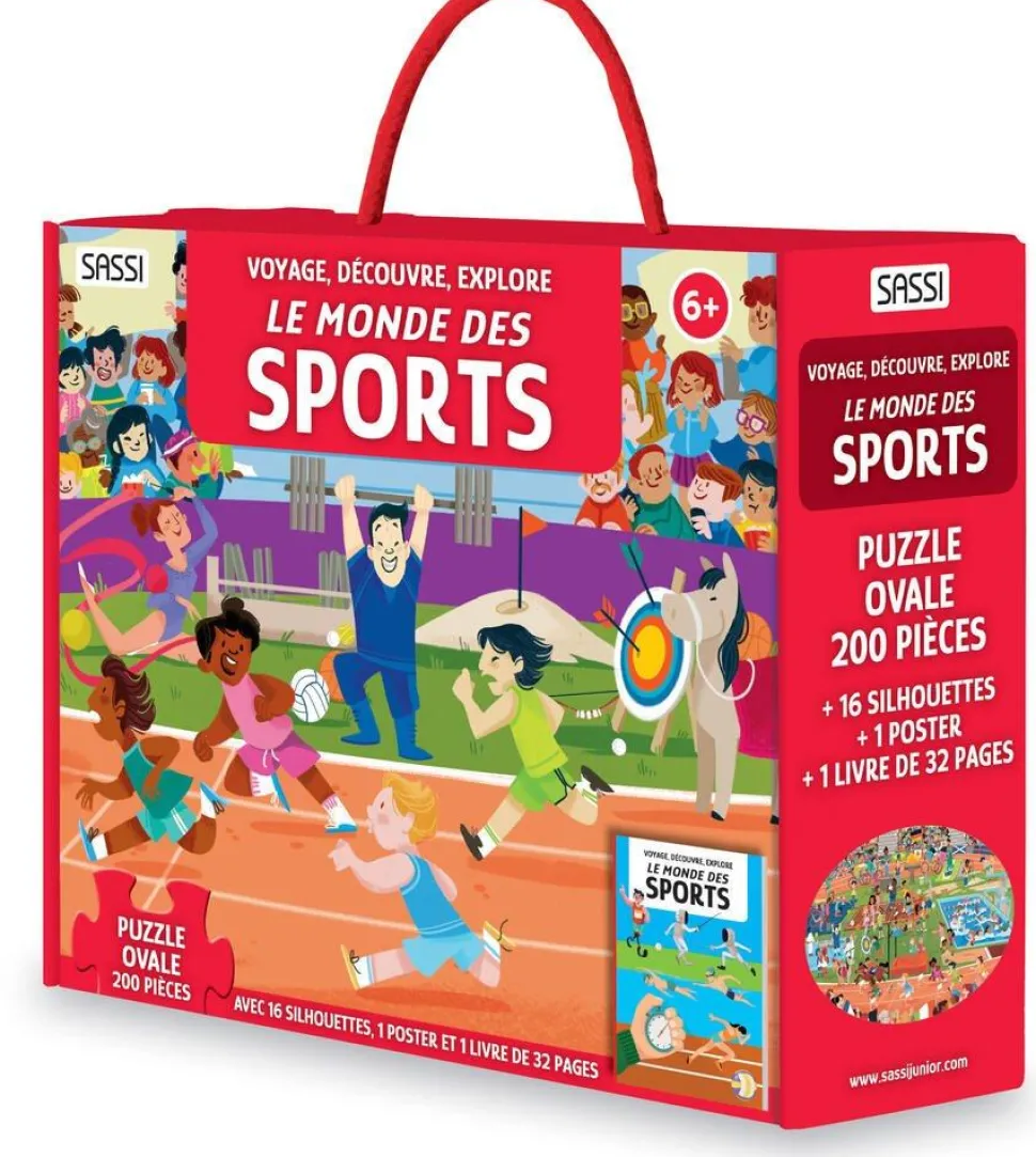 Puzzle et livre - Explore le monde des sports