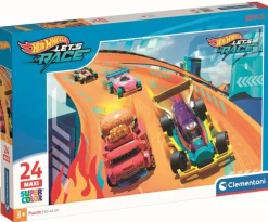 Puzzle Hotwheels De 24 Pièces Maxi