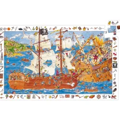 Puzzle Observation 100 Pièces - Les Pirates - Djeco