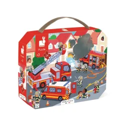 Puzzle pompiers 24 pièces