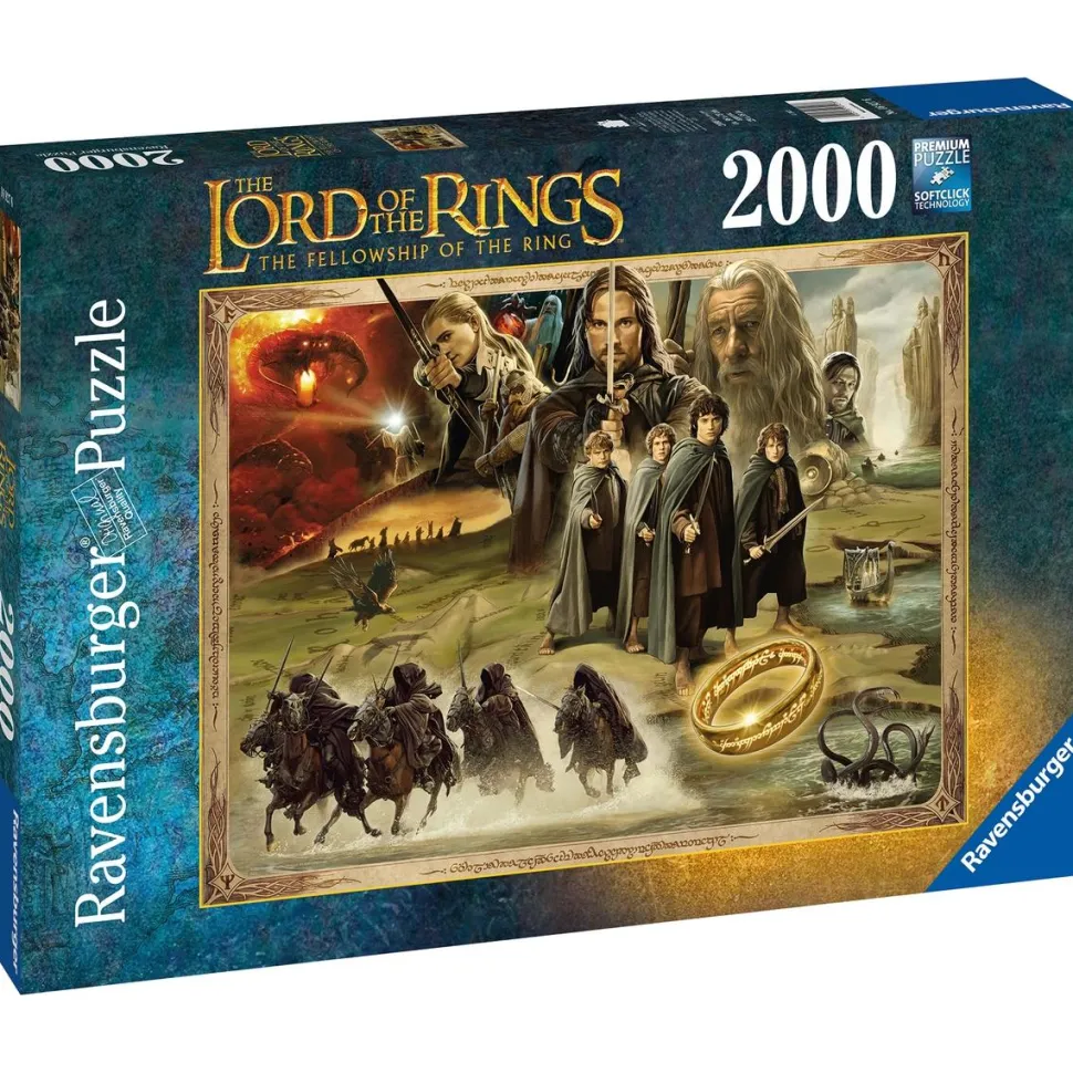 Puzzle Ravensburger 2000 pièces - La Communauté de l'anneau - Le Seigneur des anneaux
