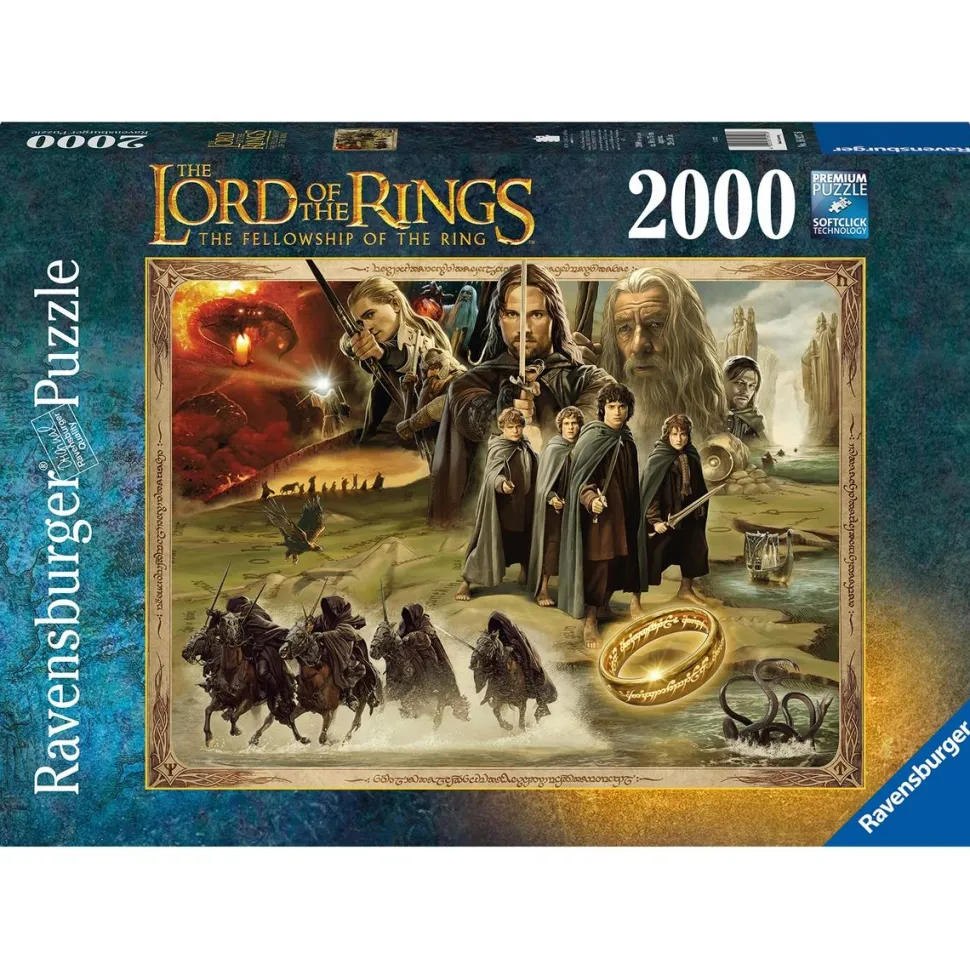 Puzzle Ravensburger 2000 pièces - La Communauté de l'anneau - Le Seigneur des anneaux