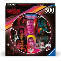 Puzzle Rond Stranger Things - 500 Pièces - Phénomènes surnaturels