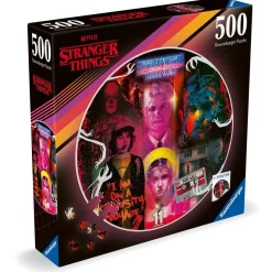Puzzle Rond Stranger Things - 500 Pièces - Phénomènes surnaturels