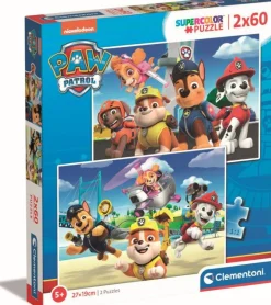 Puzzle 2x60 pièces SuperColor La Pat' Patrouille