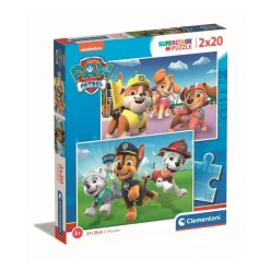 Puzzle 2X20 pièces SuperColor La Pat Patrouille