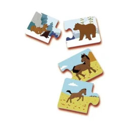 Puzzles duo : Maman et ses petits