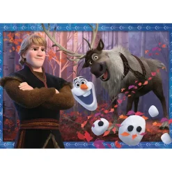 Puzzles 2x24 pièces - Vers des contrées glacées - Disney La Reine des Neiges 2