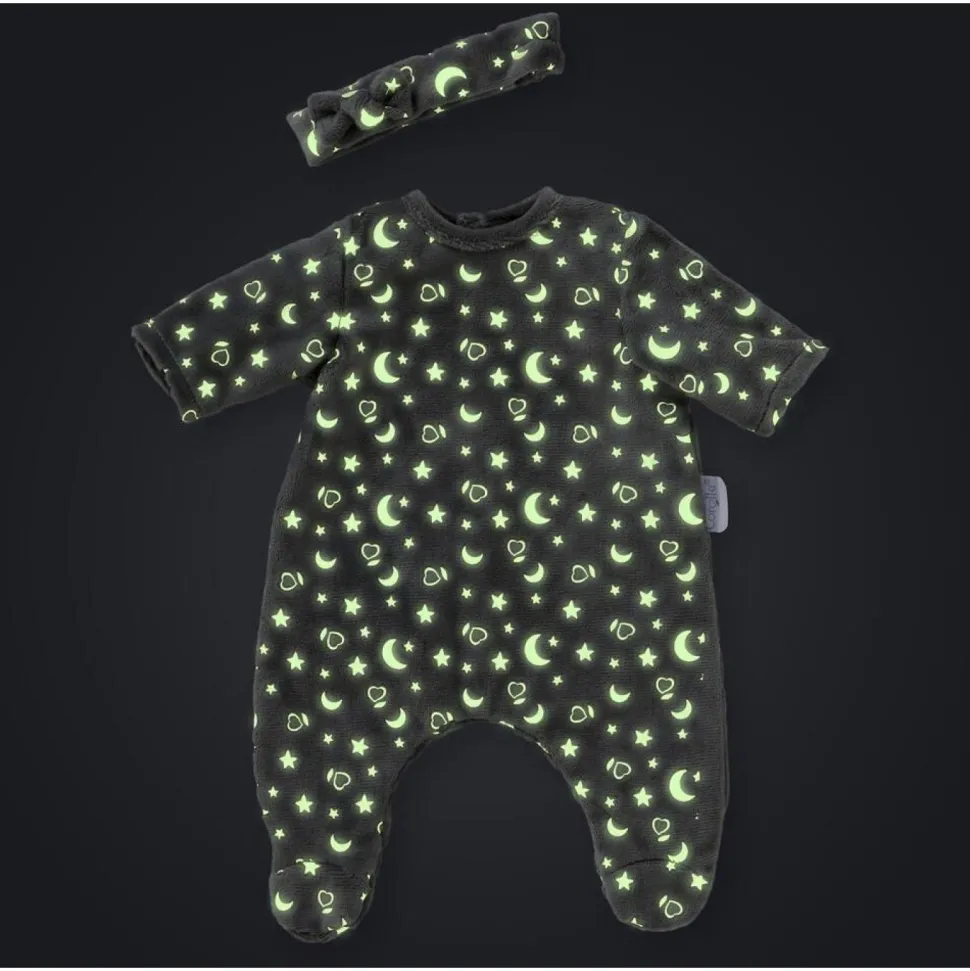 Pyjama brille dans la nuit - Mon grand poupon 36 cm
