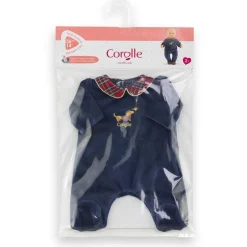 Pyjama Corolle en fêtes pour poupon 36 cm