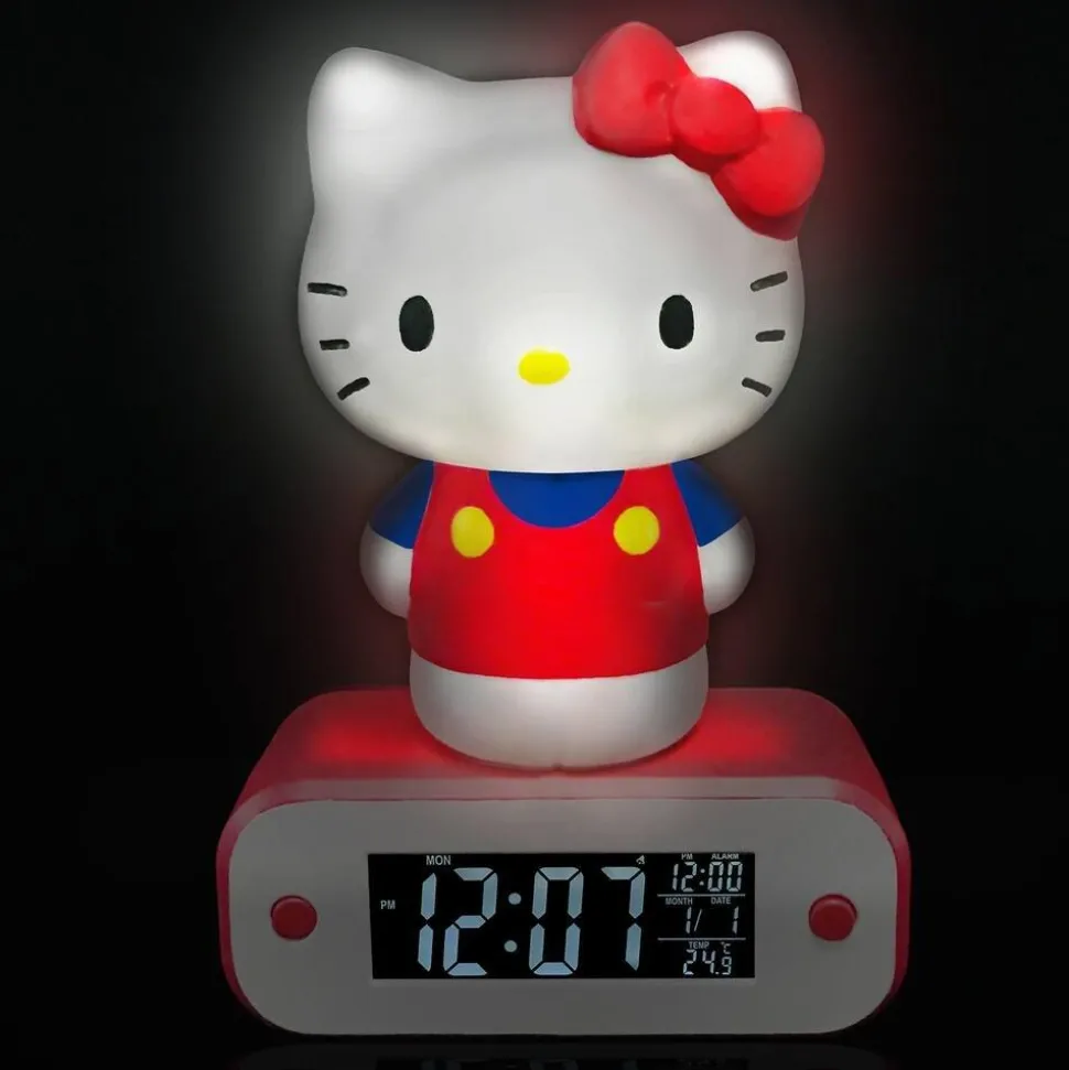 Reveil Lumineux Hello Kitty Avec Alarme Et Lumière