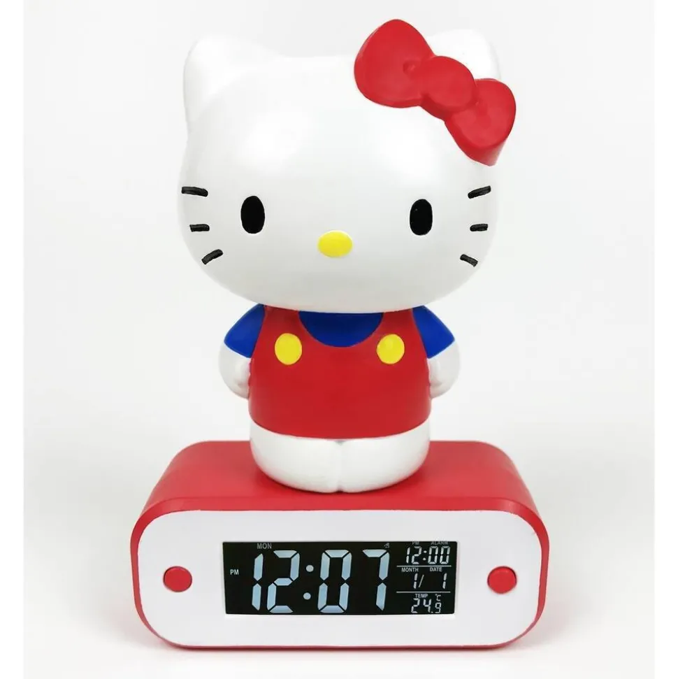 Reveil Lumineux Hello Kitty Avec Alarme Et Lumière