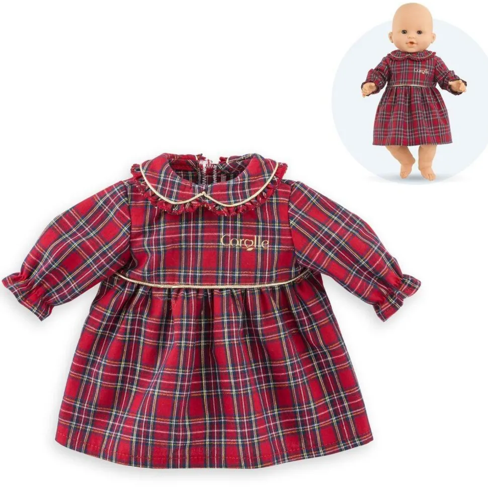 Robe Corolle en fêtes pour poupon 36 cm