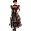 Robe de bal - déguisement Mercredi Addams 9/10 ans