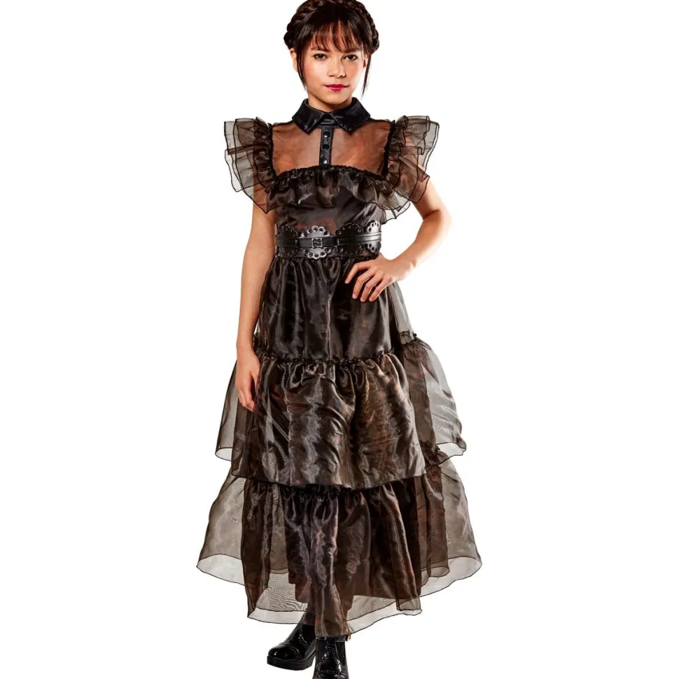 Robe de bal - déguisement Mercredi Addams 11/13 ans