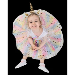 Robe Licorne avec serre-tête - taille 3/4 ans