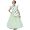 Robe Miss France Verte - 116 cm 6 ans