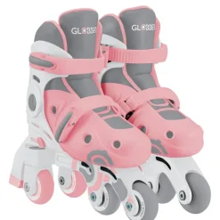 Roller en ligne 2 en 1 évolutif rose