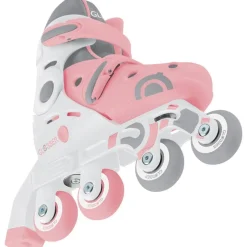 Roller en ligne 2 en 1 évolutif rose